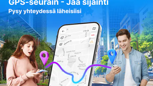 GPS-seurain: Sijainnin jako screenshot