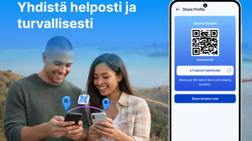 GPS-seurain: Sijainnin jako screenshot