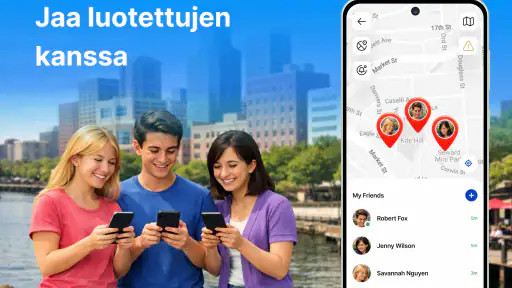 GPS-seurain: Sijainnin jako screenshot
