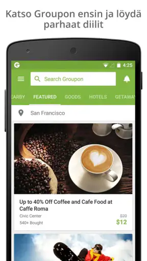 Groupon screenshot