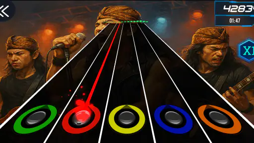 Guitar Indonesia Hero screenshot