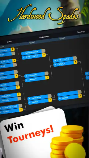 Hardwood Spades - Card Game screenshot