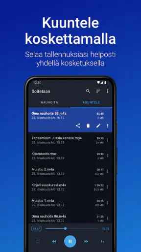 Helppo äänentallentaja screenshot