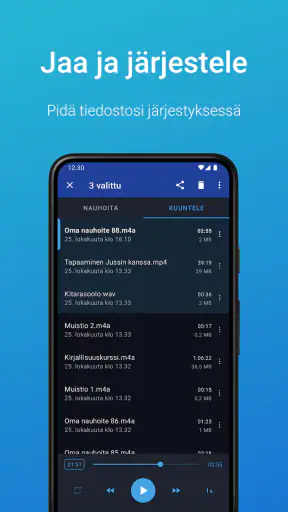 Helppo äänentallentaja screenshot
