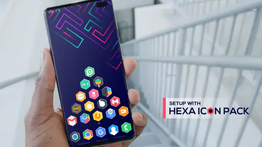 Hexa Icon Pack : Hexagonal screenshot