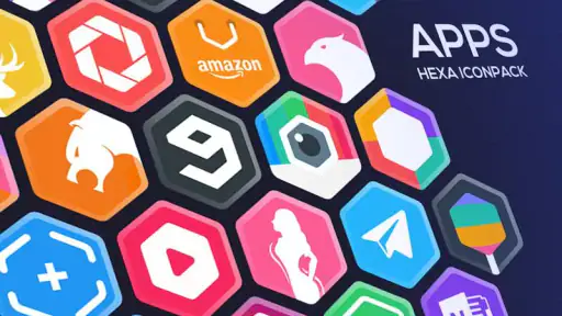 Hexa Icon Pack : Hexagonal screenshot