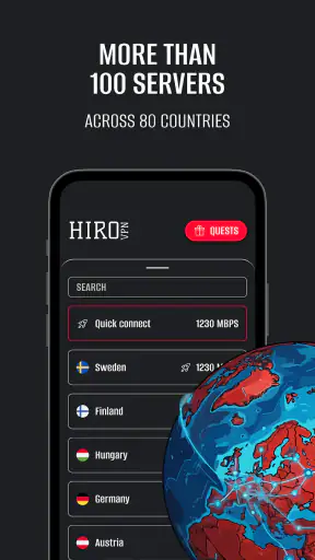 HiroVPN: super-fast VPN screenshot