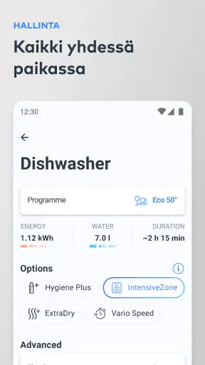 Home Connect screenshot