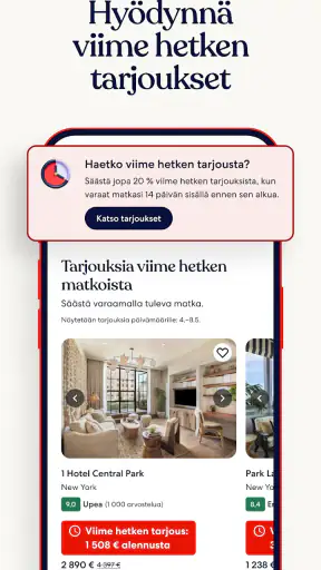 Hotels.com: Hotellivaraukset screenshot