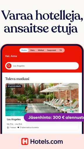 Hotels.com: Hotellivaraukset screenshot