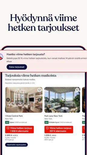 Hotels.com: Hotellivaraukset screenshot