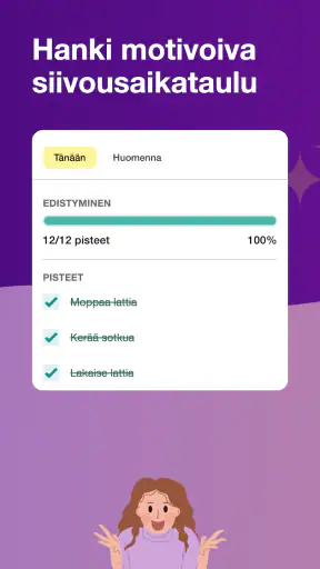 Housy: Siivoussuunnitelma screenshot