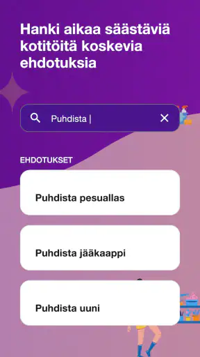 Housy: Siivoussuunnitelma screenshot