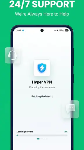 Hyper VPN فیلتر شکن قوی پرسرعت screenshot