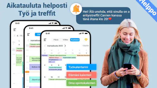 Hyvä kalenteri - Agenda App screenshot