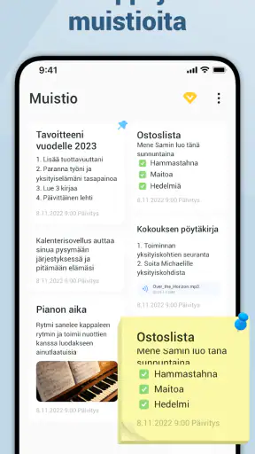 Hyvä kalenteri - Agenda App screenshot