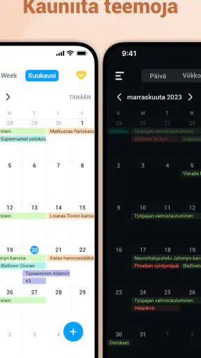 Hyvä kalenteri - Agenda App screenshot