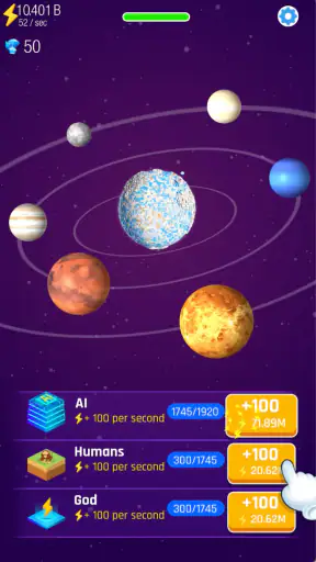 Idle World - Build The Planet screenshot