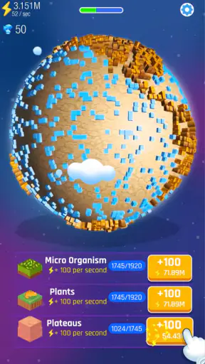 Idle World - Build The Planet screenshot