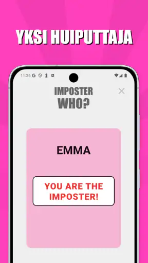 Imposter Who? - Sanaleikki screenshot