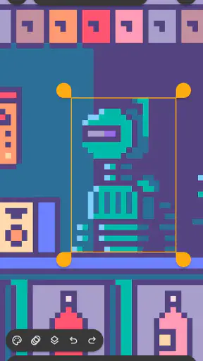 Inktica - pixel art editor screenshot