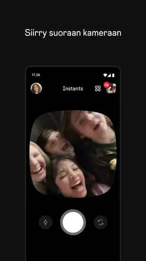 Instants, Instagram-sovellus screenshot