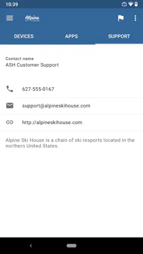 Intune-yritysportaali screenshot