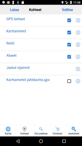 Jahtikartta - GPS maastokartta screenshot