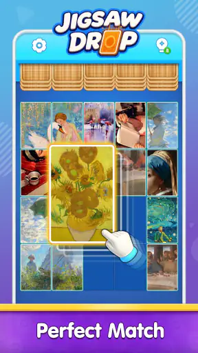 Jigsaw Drop: Solitaire Puzzle screenshot