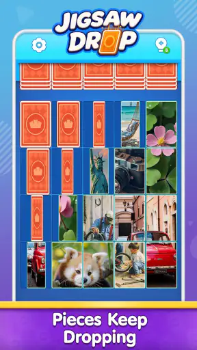Jigsaw Drop: Solitaire Puzzle screenshot