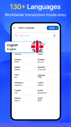 Käännä kaikki kielet nyt screenshot