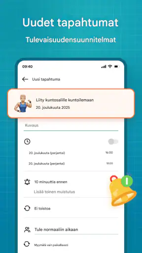 Kalenteri screenshot