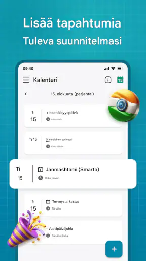 Kalenteri screenshot