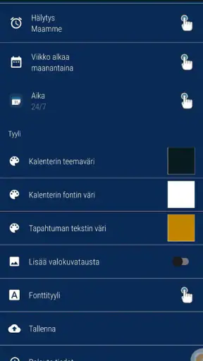 Kalenteri Suomi Viikkonumerot screenshot