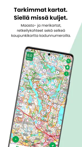 Karttaselain - Maastokartta screenshot