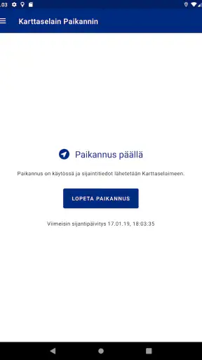 Karttaselain Paikannin screenshot