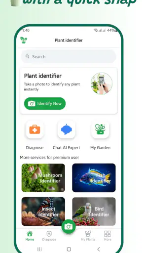 Kasvin tunniste screenshot