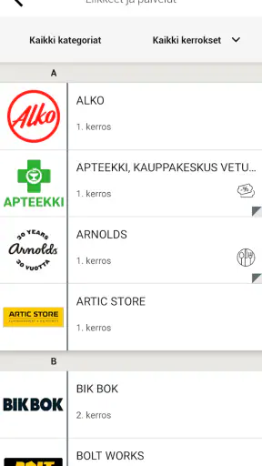Kauppakeskus Veturi screenshot