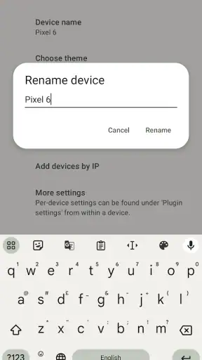 KDE Connect screenshot