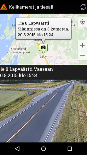 Kelikamerat ja tiesää screenshot
