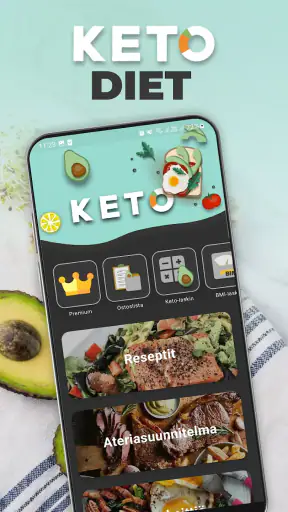 Keto reseptit - Ketodieetti screenshot