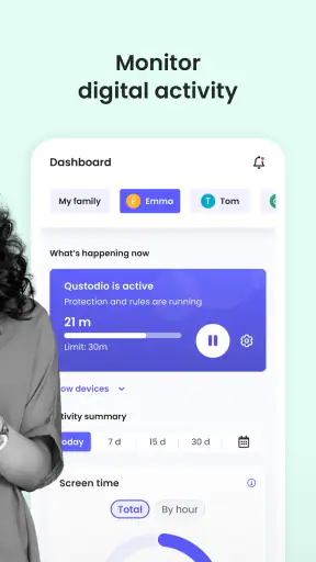 Kids App Qustodio screenshot