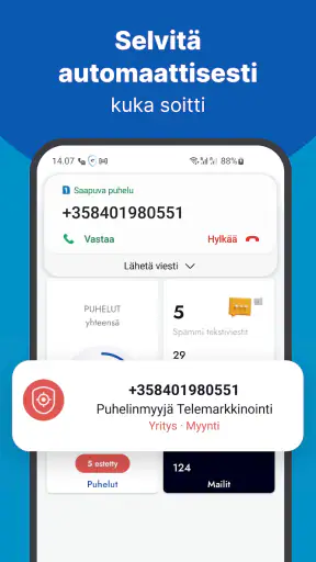 Kilpi: Kuka soitti & estä spam screenshot