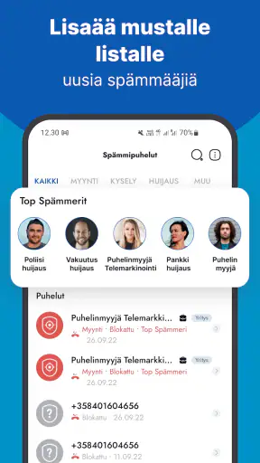 Kilpi: Kuka soitti & estä spam screenshot