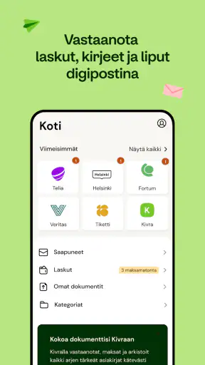 Kivra screenshot