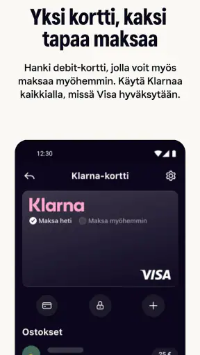 Klarna: Raha-asiat fiksummin screenshot