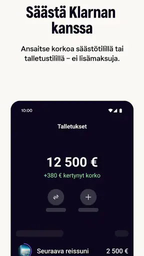 Klarna: Raha-asiat fiksummin screenshot