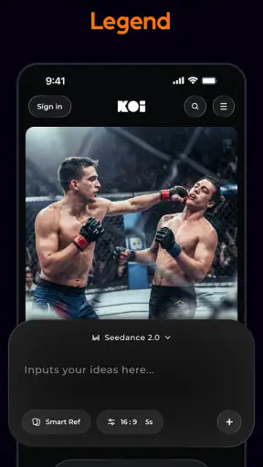 Koi AI - AI Video Generator screenshot