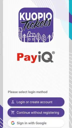 Kuopio Tickets screenshot