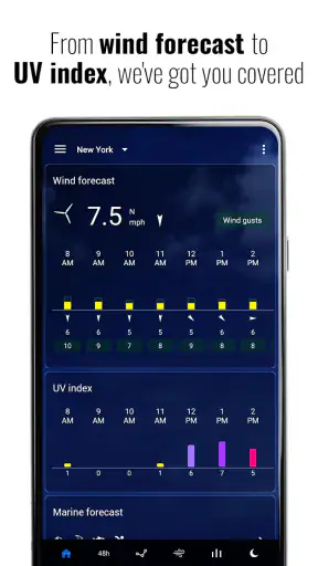 Läpinäkyvä kello ja sää screenshot